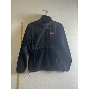 North Face Denali Polartec Jacket Womens Smal Breast Cancer Awareness Black Pink